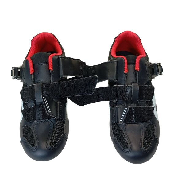 Peloton Cycling Shoes 38 EU Black & Red With Buckle Closure - Picture 7 of 10